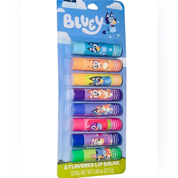 Bluey Lip Balm, 8 Pack, Multiple Flavors, 27.2g - Picture 2 of 5